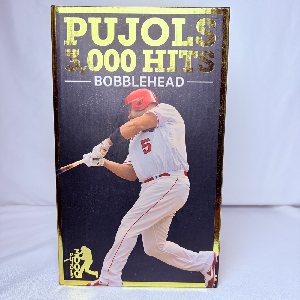 Albert Pujols Los Angeles Angels Bobblehead 3000 Hits Milestone MLB Collectible